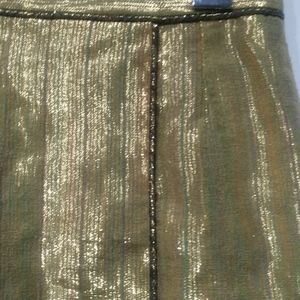 Crop David Peck skirt.100%silk